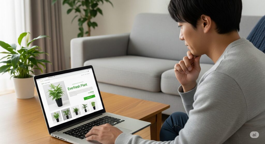 Amazonに出品している植物専門ショップでの購入もあり