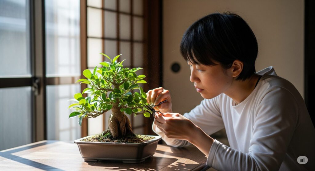 ガジュマルの幹が太くならない時の対処法