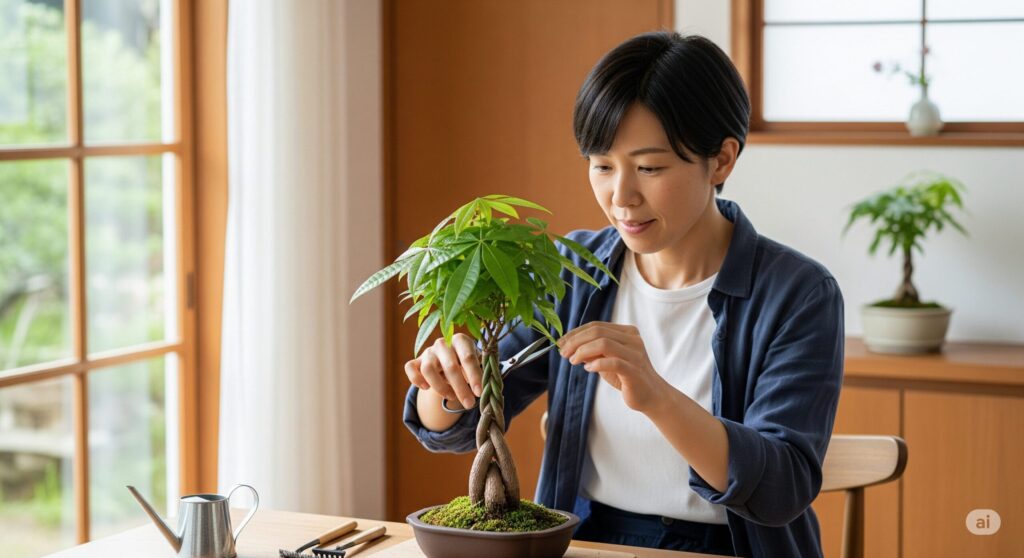 パキラをあえて大きくしたくない場合の管理