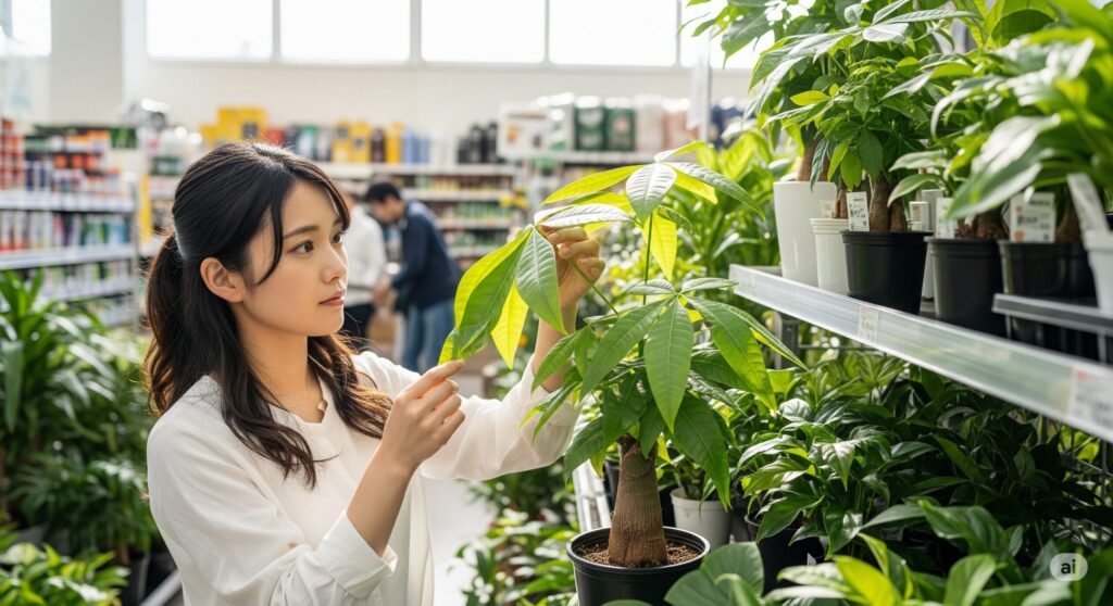 パキラホームセンターで購入するときの注意点
