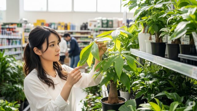 パキラホームセンターで購入するときの注意点