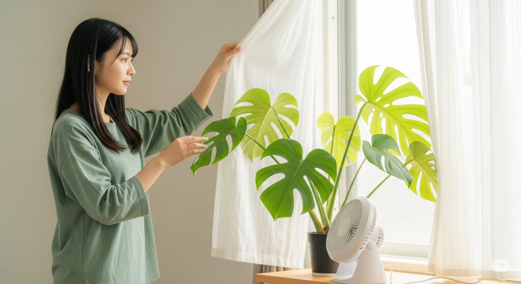 室内の日陰で育てるコツは光と風の管理