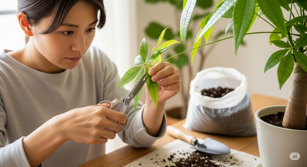 植え替えや剪定で健康な状態を保つ