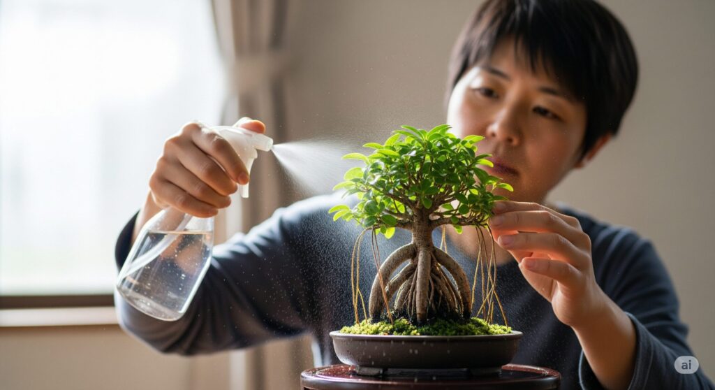 気根は霧吹きで濡らす？日々のケア方法