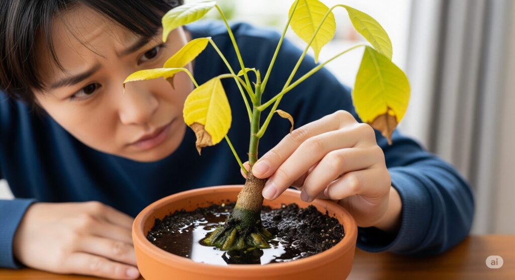 水のやりすぎによる根腐れが最大の原因