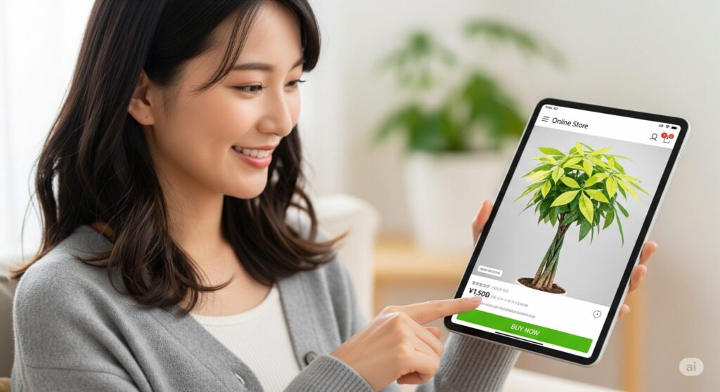 確実に欲しいなら観葉植物専門のショップか通販へ
