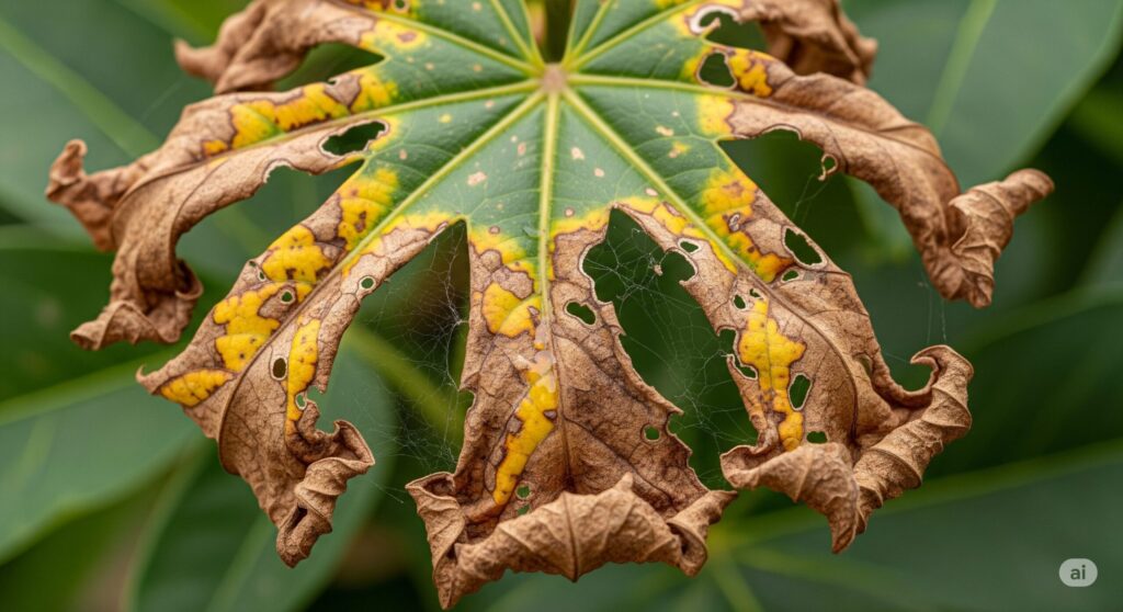 葉が変形するのは病気や害虫が原因か