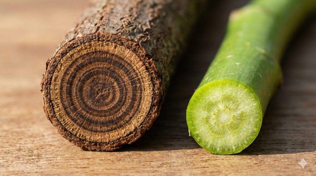 太い枝での増殖は難しい