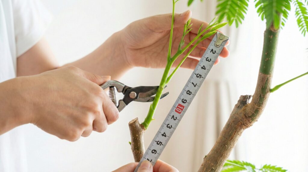 挿し穂はどこを切るべきか