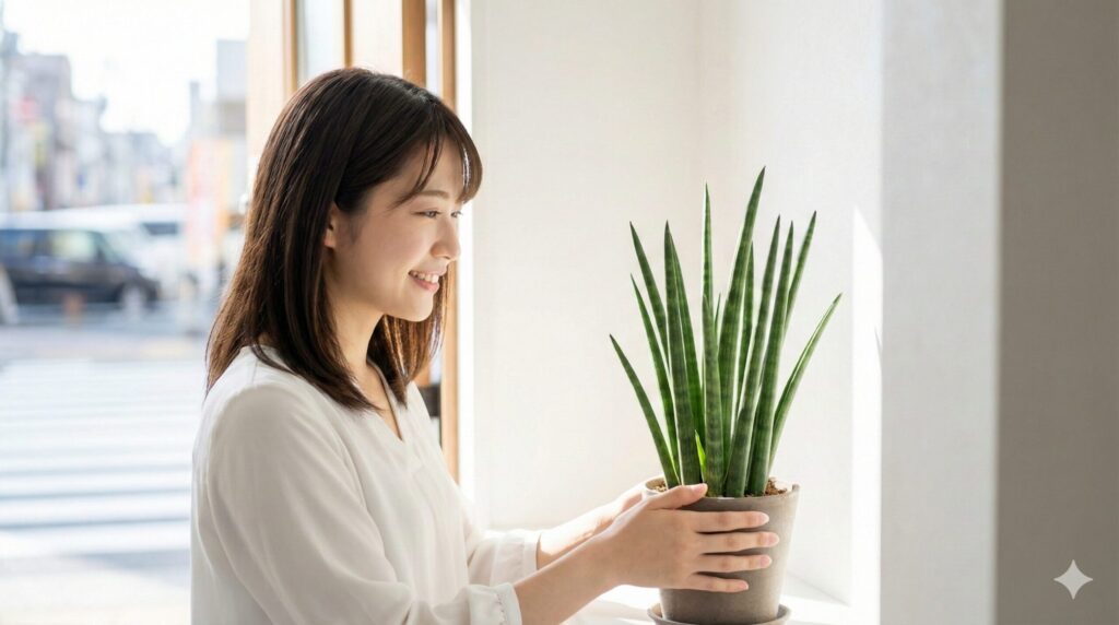 サンスベリアの魔除け効果と邪気払い