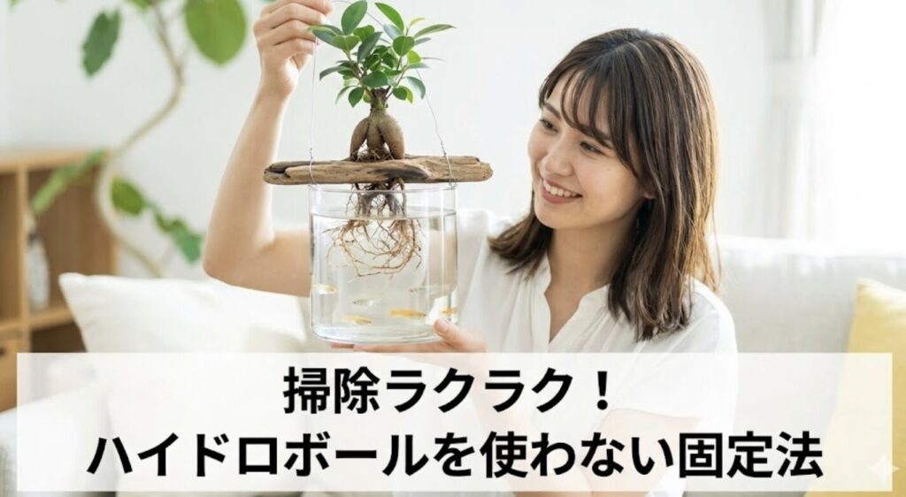 デメリットの多いハイドロボールを使わない固定法