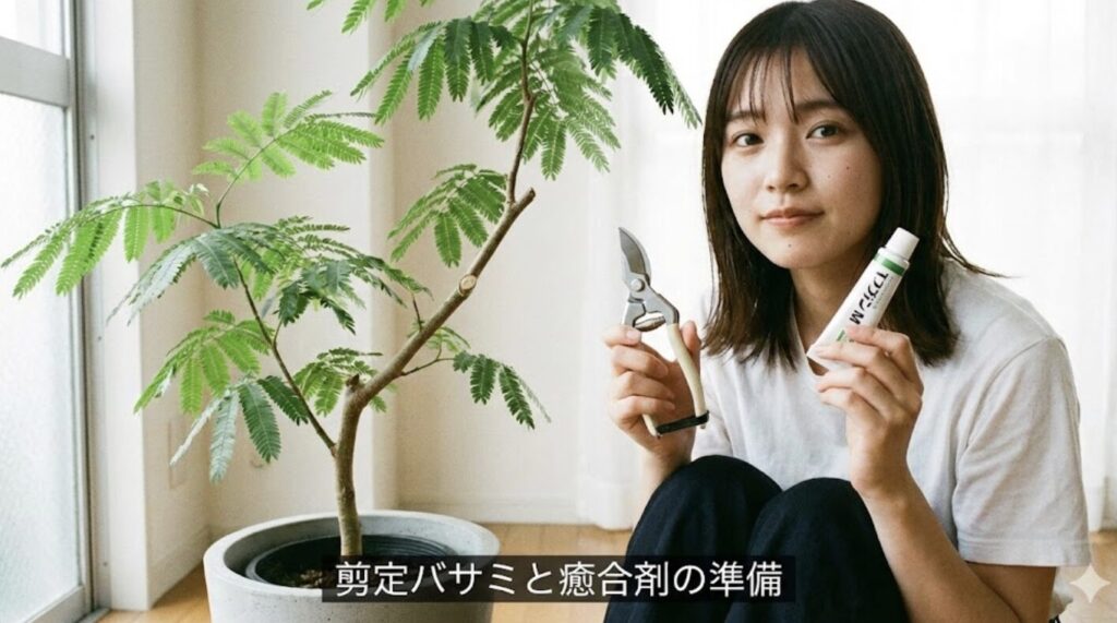 剪定バサミの選び方と切り口を守る癒合剤