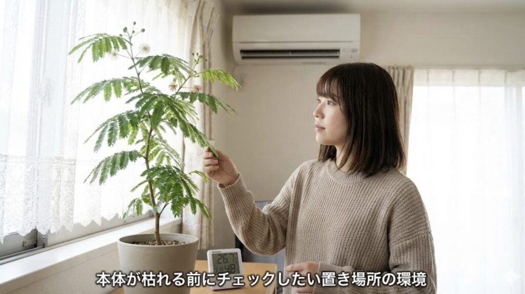 本体が枯れる前にチェックしたい置き場所の環境