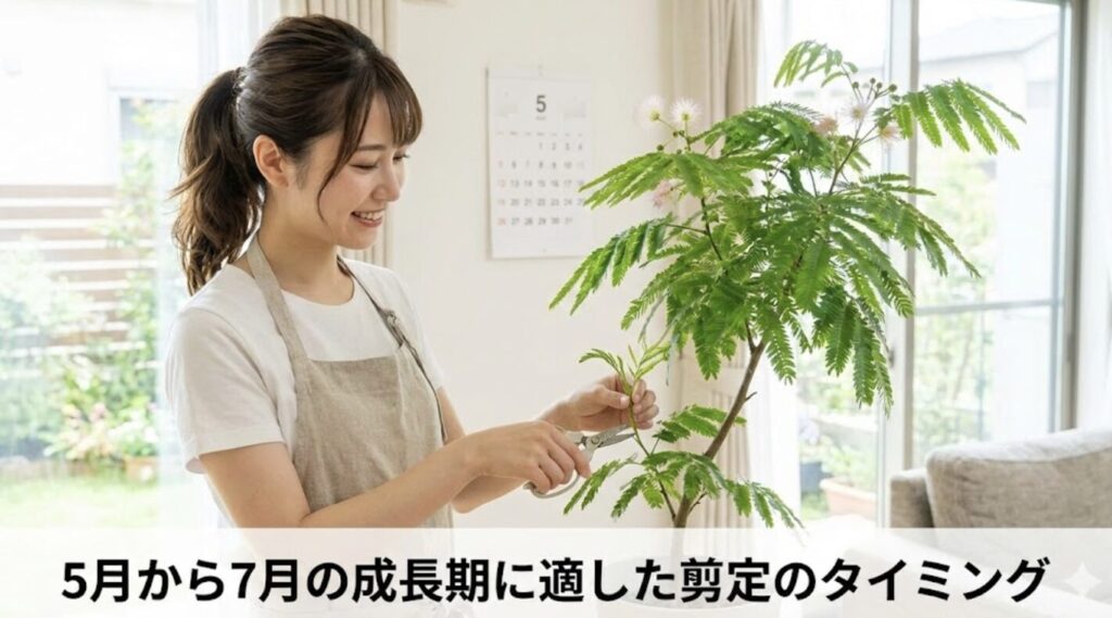 5月から7月の成長期に適した剪定のタイミング