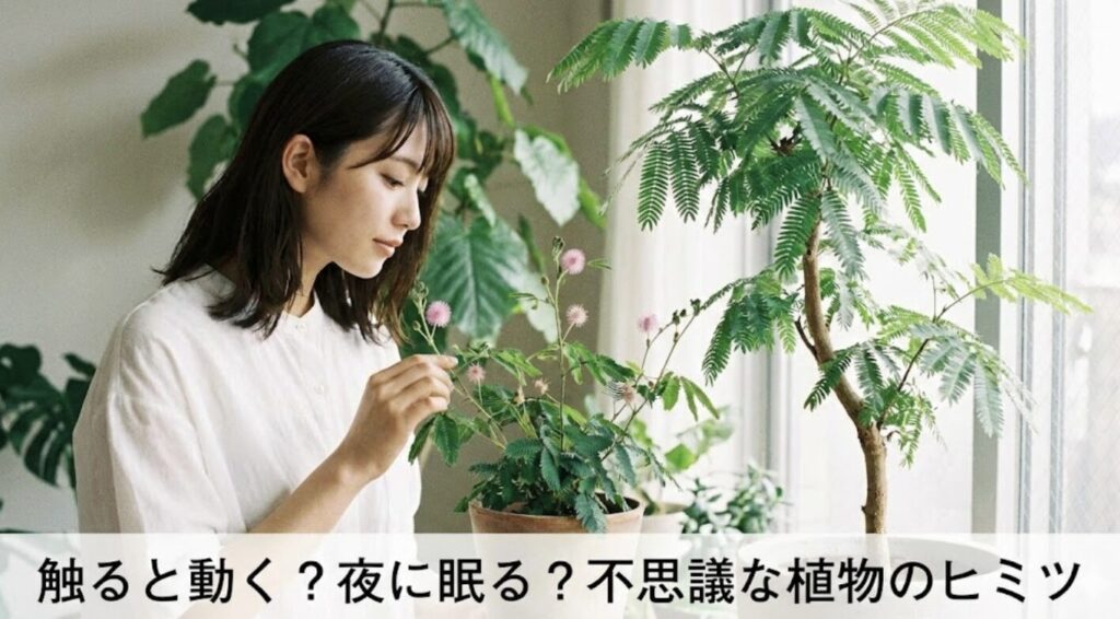 触ると動く性質と就眠運動に隠された生理学的な差