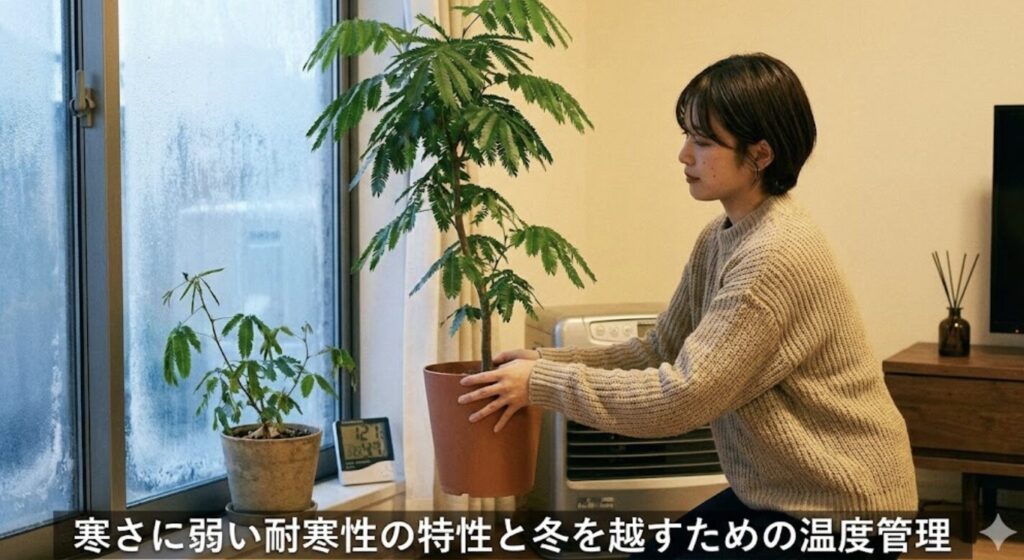 寒さに弱い耐寒性の特性と冬を越すための温度管理