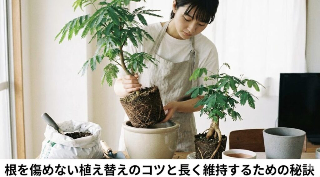 根を傷めない植え替えのコツと長く維持するための秘訣