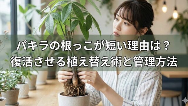 パキラの根っこが短い理由は？復活させる植え替え術と管理方法を徹底解説
