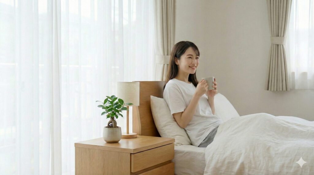 リラックスできる空気清浄効果