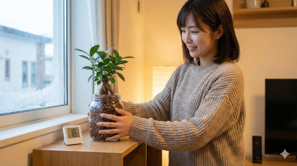 冬場の温度管理と置き場所