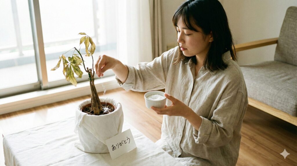 塩を使って感謝と共に処分する方法