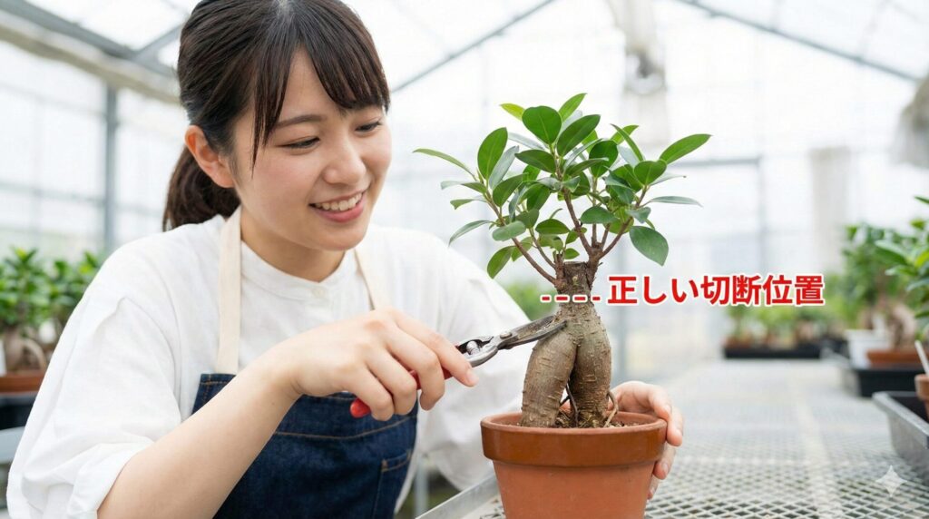 太い枝はどこを切るのが正解か