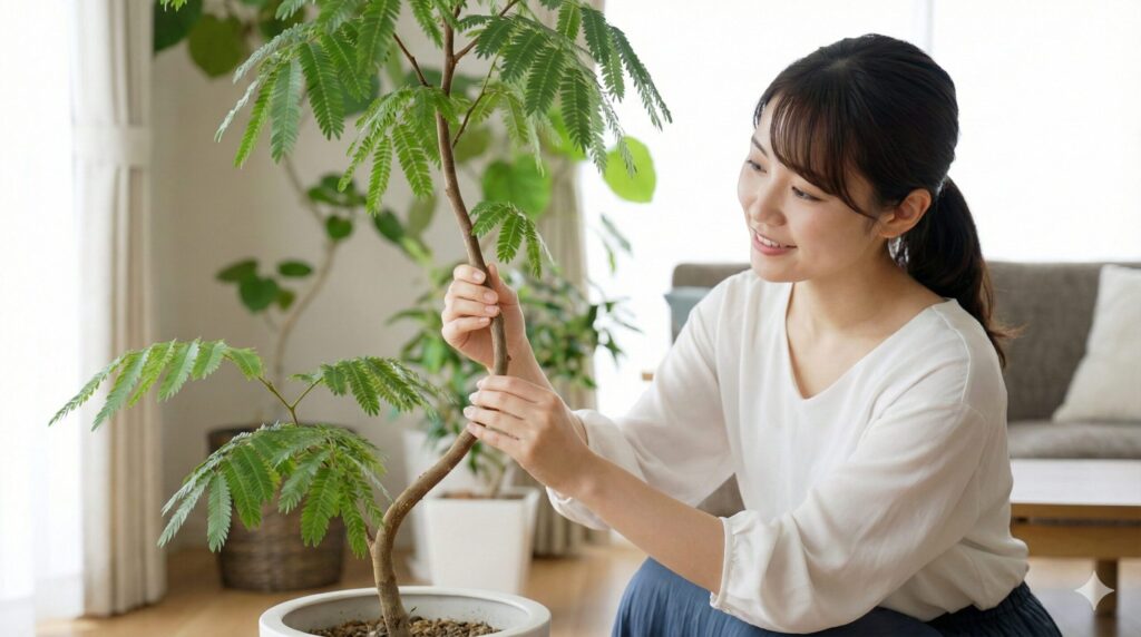 幹をマッサージして折れるリスクを減らすコツ