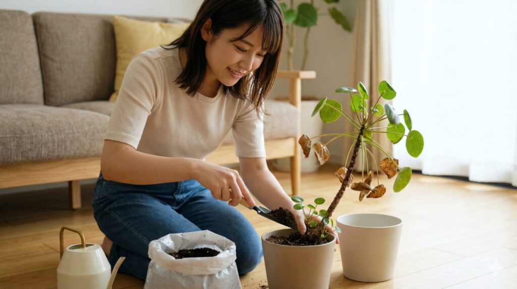 枯れた観葉植物を復活させる方法
