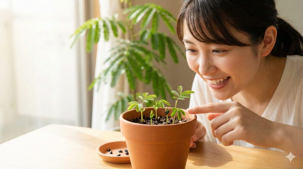 種まきで発芽させて楽しむ