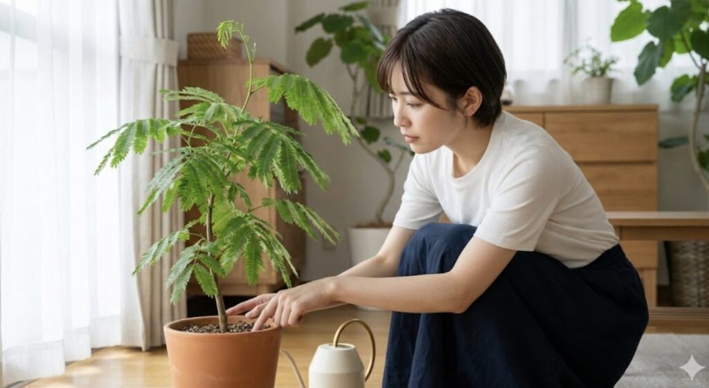 適切な水やり回数と根腐れを防ぐための土壌管理