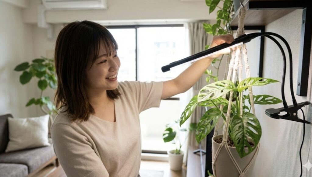 日照不足を補う植物育成ライトの効果的な設置と活用法