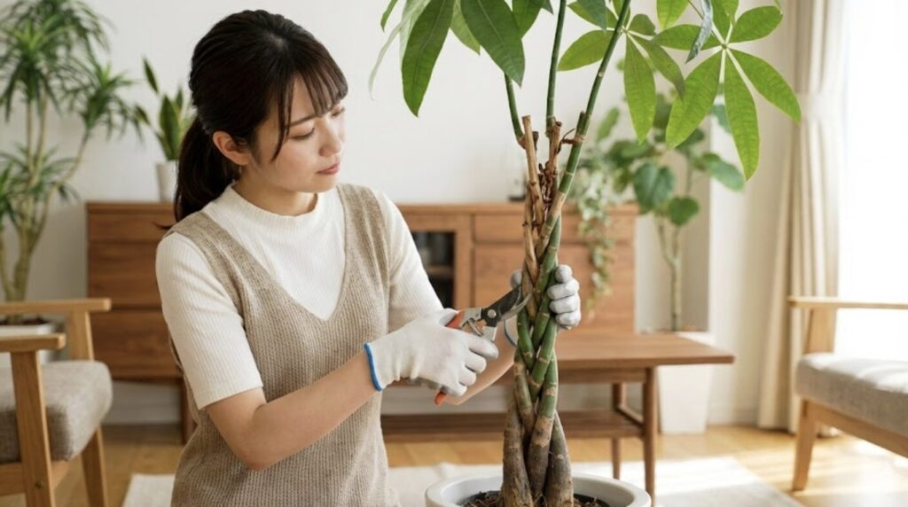 幹が1本だけ枯れる原因と外科的な摘出手順