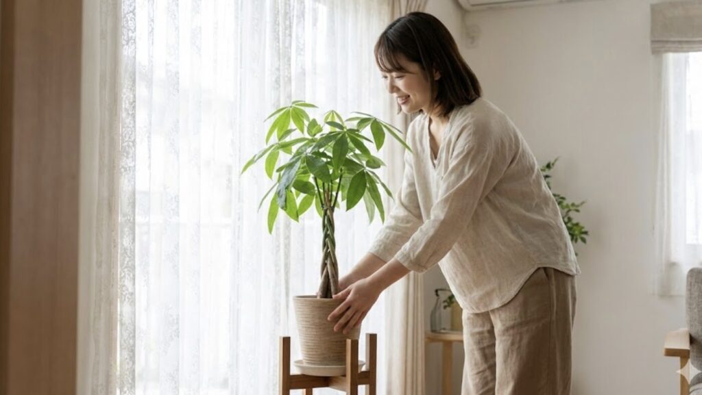 室内での日照不足を防ぐパキラの置き場所と風水