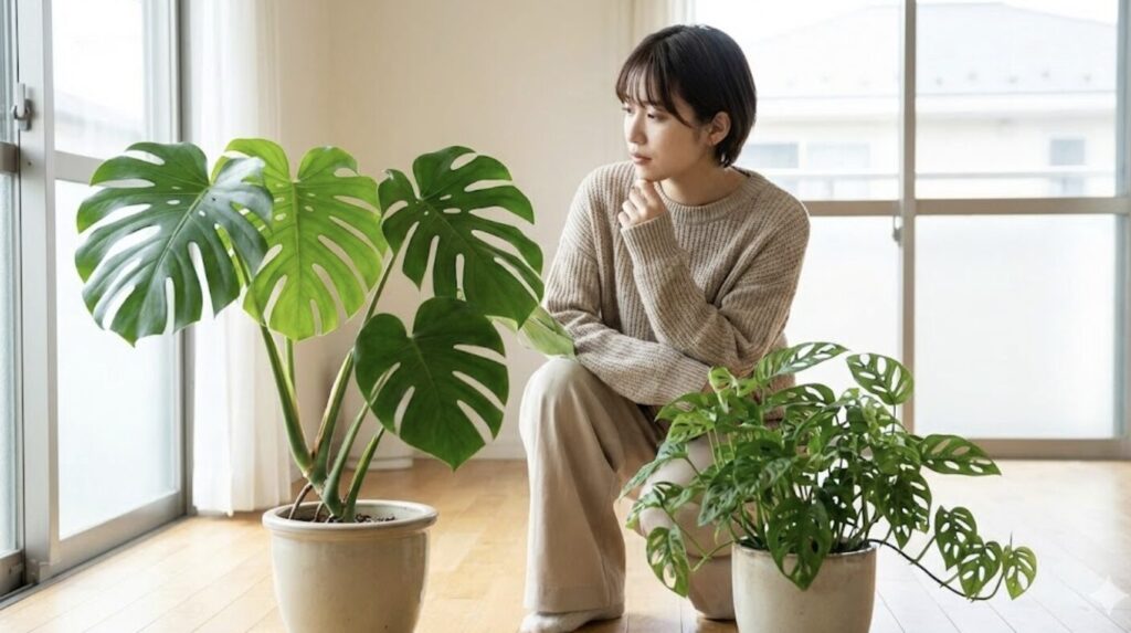 デリシオーサやヒメモンステラなど品種の選び方