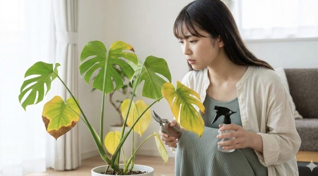 葉が黄色い時や枯れるサインを見逃さない対処法