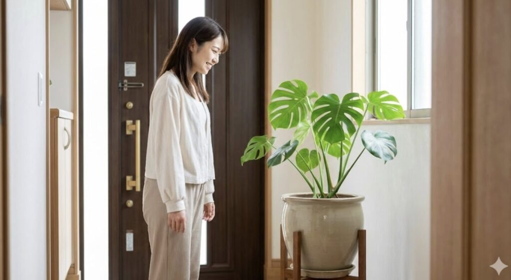 幸運を呼ぶ観葉植物を玄関のモンステラで育てるまとめ
