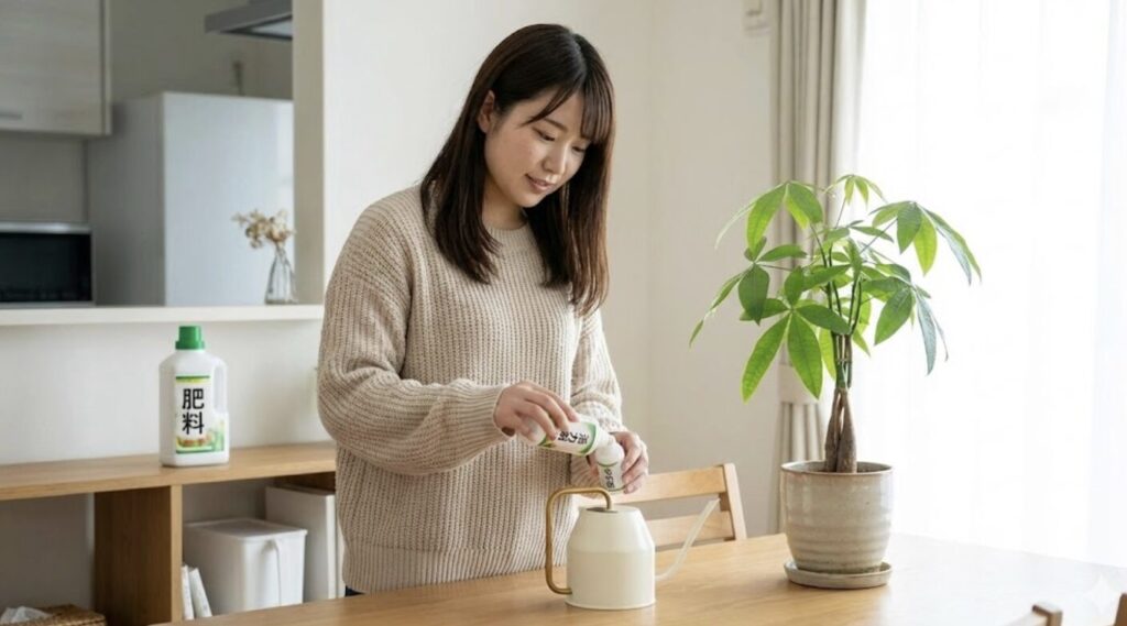 成長を妨げないための肥料と活力剤の扱い