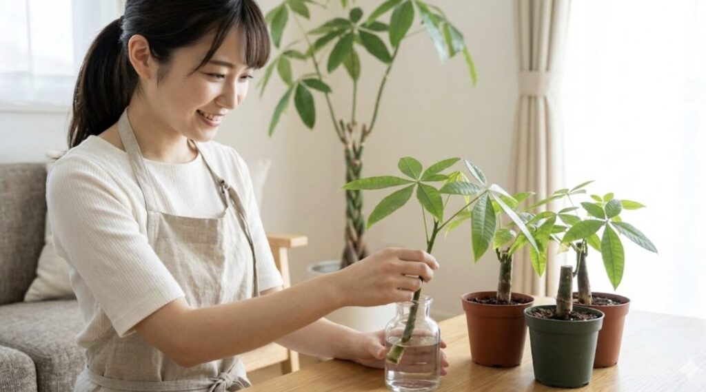 挿し木で株を更新して元気に再生する