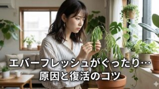 エバーフレッシュがぐったりする原因は？復活の対処法と見分け方を解説