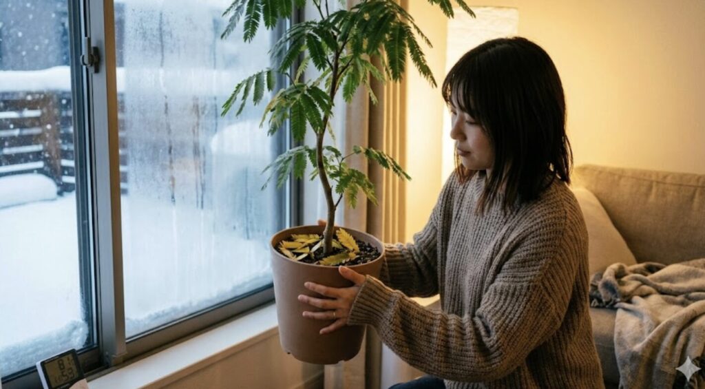 冬の寒さや冷害で葉が落ちるを防ぐコツ