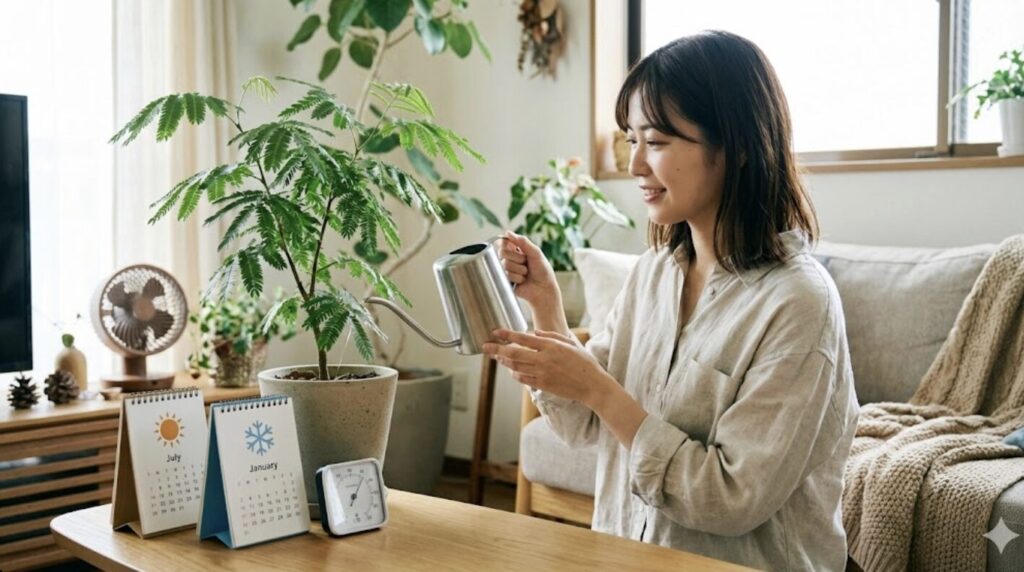 適切な水やり頻度と季節別の管理ポイント